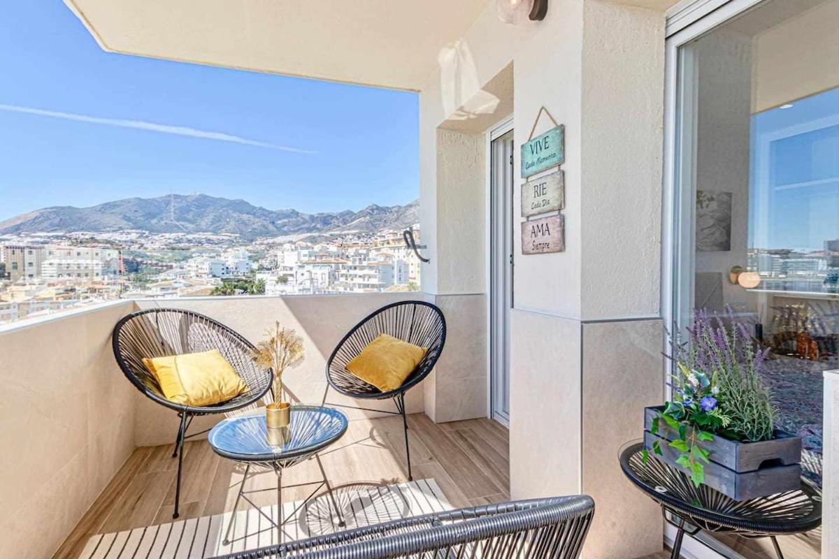 797 Holiday Rentals - Benalbeach- Moderno Piso Para 5 Con Vistas Al Mar 베날마데나코스타 외부 사진